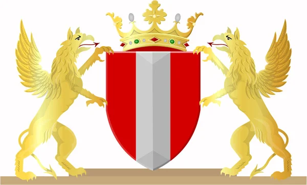 Coat Arms Dordrecht Netherlands — Stock Photo, Image