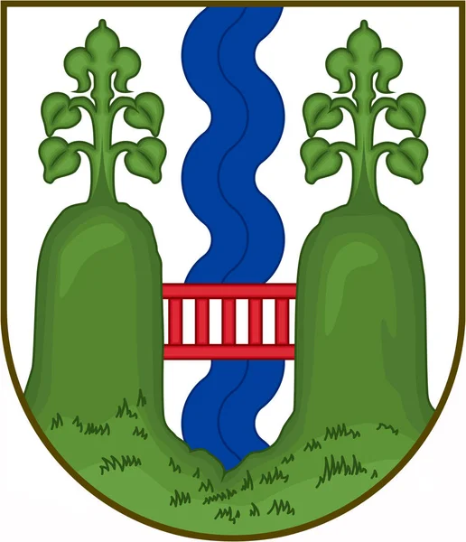 Coat Arms City Vejle Denmark — Stock Photo, Image