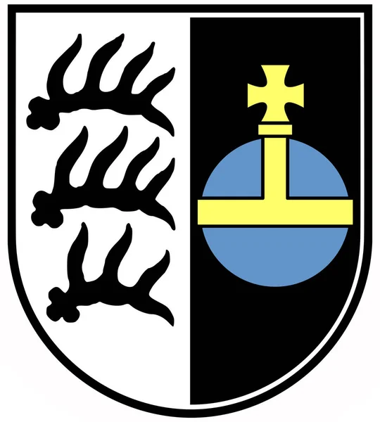 Herb Miasta Backnang Niemcy — Zdjęcie stockowe