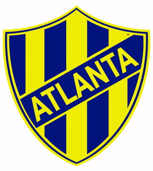 Emblem Football Club Atlanta Argentina — Stock Photo, Image