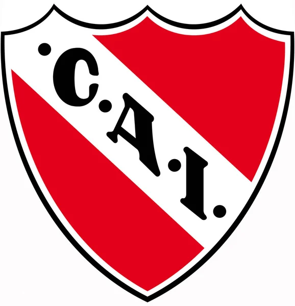 Het Embleem Van Voetbalclub Independiente Argentinië — Stockfoto