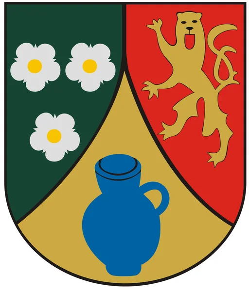 Wappen Der Gemeinde Oberdrais Deutschland — Stockfoto