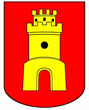 Middelburg şehrinin arması. Hollanda
