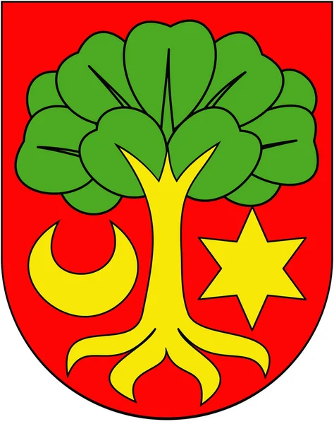 Wappen Der Gemeinde Erlach Schweiz — Stockfoto