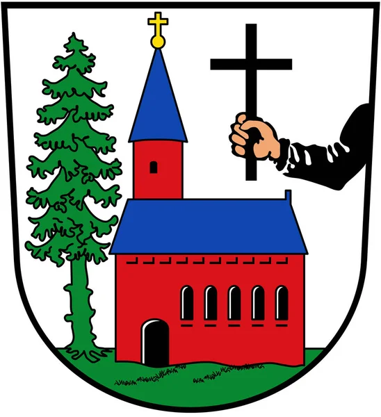 Coat Arms Rattelsdorf Community Germany — Stock Photo, Image