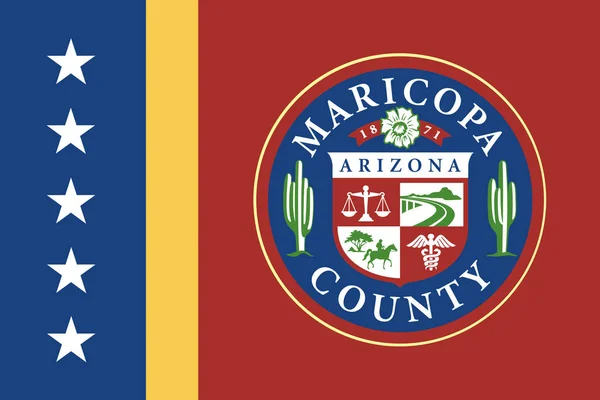 Bandeira Condado Maricopa Arizona Eua — Fotografia de Stock