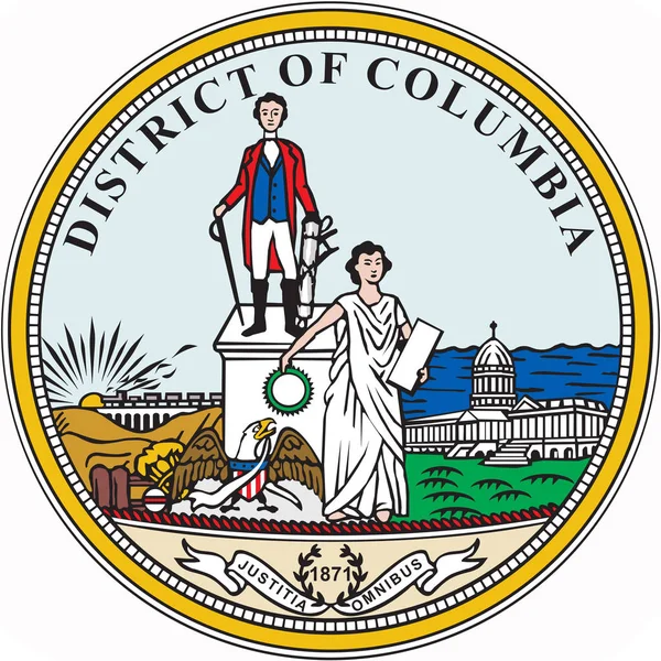 Seal of the city of Washington. USA