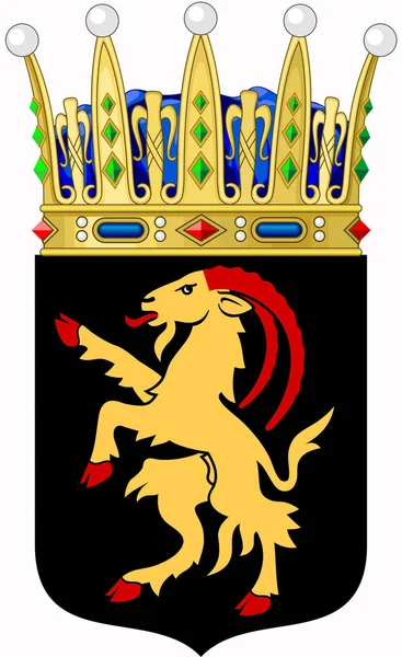 Coat Arms Province Helsingland Sweden — Stock Photo, Image