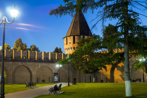 Tula City Utsikt Över Nikitsky Tornet Tula Kremlin Ryssland Augusti — Stockfoto