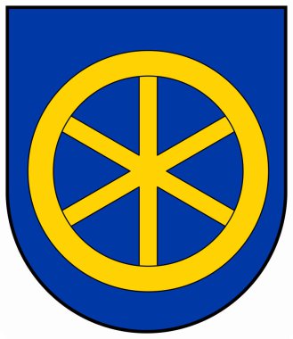 Trnava şehrinin arması. Slovakya