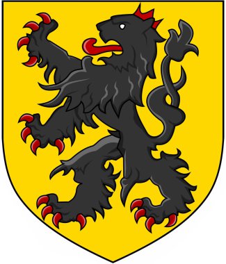 Namur şehrinin arması. Belçika