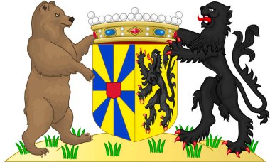 Batı Flanders arması. Belçika