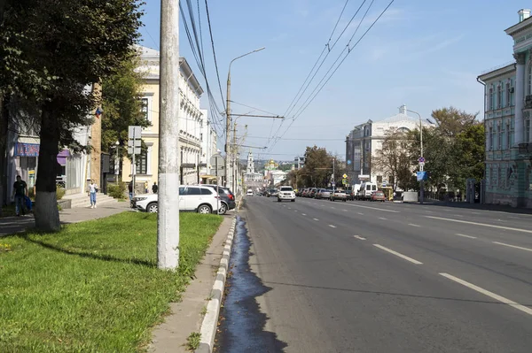 Tula Lenin Avenue Uitzicht Richting Het Kremlin Rusland Augustus 2019 — Stockfoto