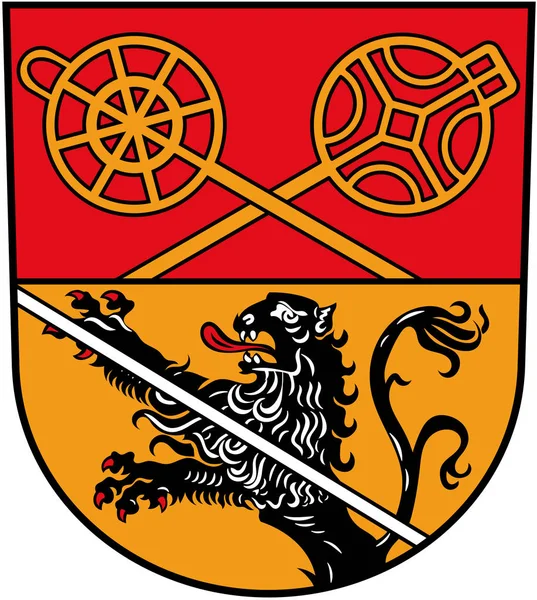 Coat Arms Zapfendorf Community Germany — Stock Photo, Image