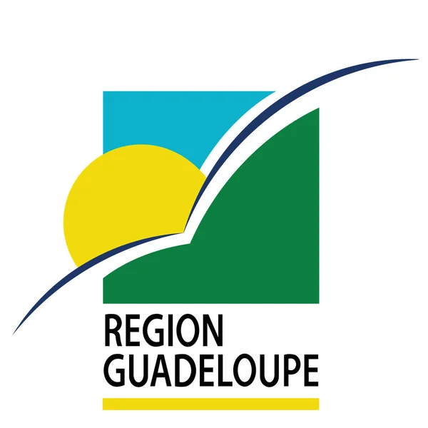 Emblema Guadalupa Regione Dell Isola — Foto Stock