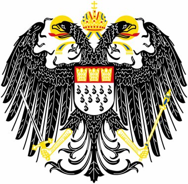 Köln şehrinin arması. Almanya