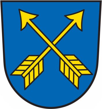 Uttenweiler arması. Almanya