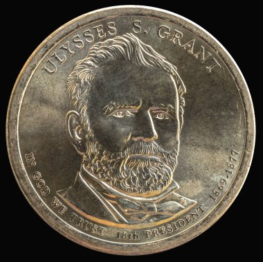 1 dolar. Amerika Birleşik Devletleri 'nin 18. Başkanı