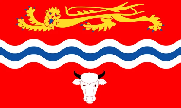 Herefordshire County Flag Förenade Kungariket — Stockfoto