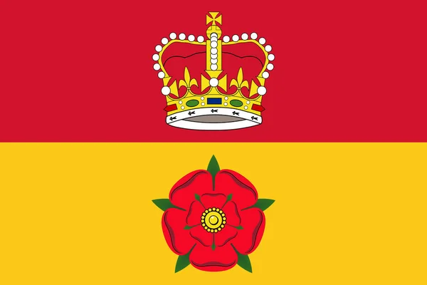 Hampshire County Flag Land England — Stockfoto