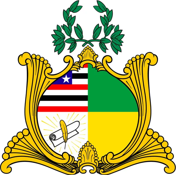 Coat Arms State Maranhao Brazil — Stock Photo, Image