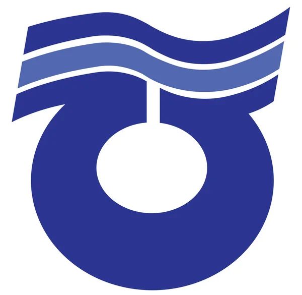 Wappen Des Dorfes Higashiagatsuma Gumma Präfektur Japan — Stockfoto