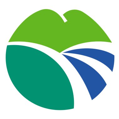 Kurobe şehrinin arması. Toyama Bölgesi. Japonya