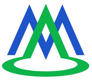 Minami Alpleri 'nin arması. Yamanashi Bölgesi. Japonya