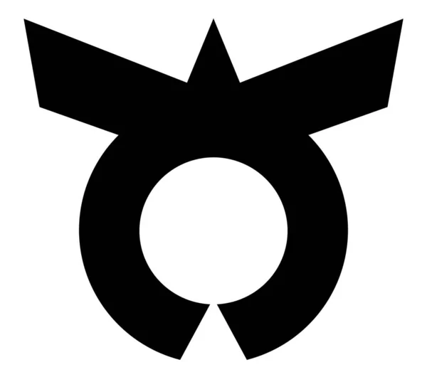 Escudo Armas Ciudad Otsuki Prefectura Yamanashi Japón — Foto de Stock