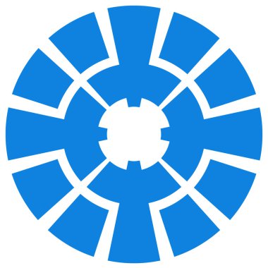 Shiojiri şehrinin arması. Nagano Bölgesi. Japonya