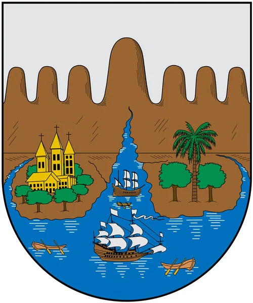 Wappen Der Stadt Kali Kolumbien — Stockfoto