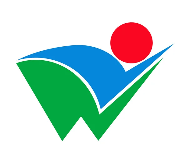 Escudo Armas Aldea Nagawa Prefectura Nagano Japón —  Fotos de Stock