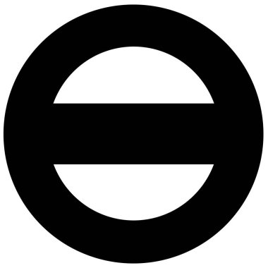 Gamagori şehrinin arması. Aichi Bölgesi. Japonya