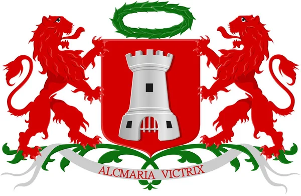 Wappen Der Stadt Alkmaar Niederlande — Stockfoto