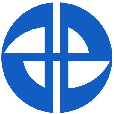 Miyoshi şehrinin arması. Aichi Bölgesi. Japonya