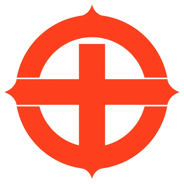 Escudo Armas Ciudad Hekinan Prefectura Aichi Japón — Foto de Stock