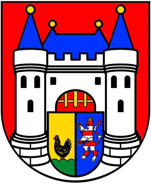 Wappen Der Stadt Schmalkalden Deutschland — Stockfoto