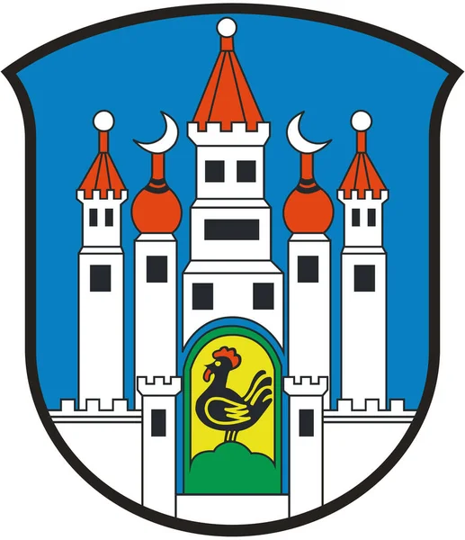 Escudo Armas Ciudad Meiningen Alemania — Foto de Stock