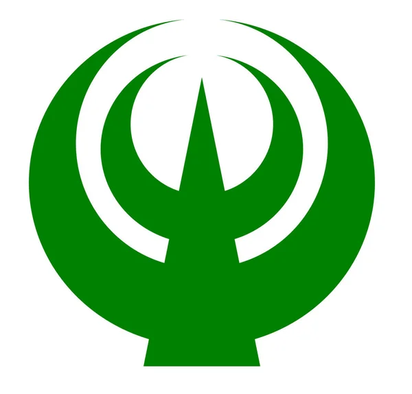 Wappen Des Dorfes Tamaki Mie Präfektur Japan — Stockfoto