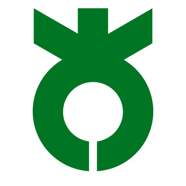 Daito Város Címerét Osaka Prefektúra Japán — Stock Fotó