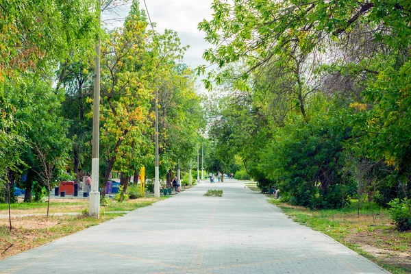 Náměstí Pojmenované Výročí Vítězství Velké Vlastenecké Válce Město Volgograd Rusko — Stock fotografie