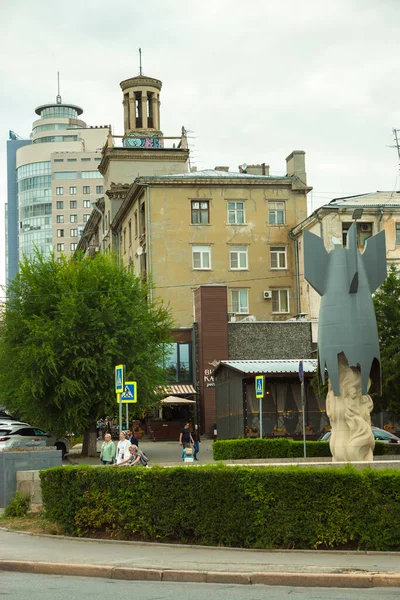 Stalingrad Muharebesi Sırasında Ölen Sivil Nüfusun Anıtı Volgograd Şehri Rusya — Stok fotoğraf