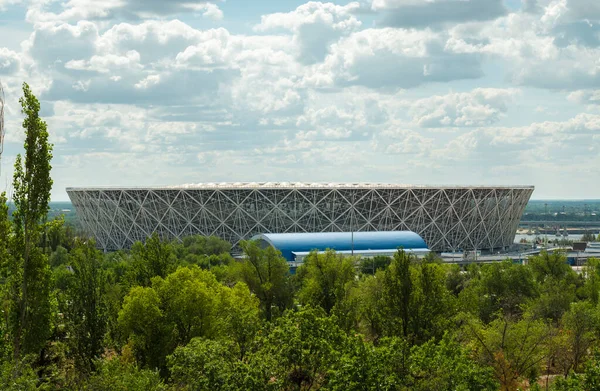 Стадіон Волгоград Арена Місто Волгоград Росія Утверджена 2020 — стокове фото