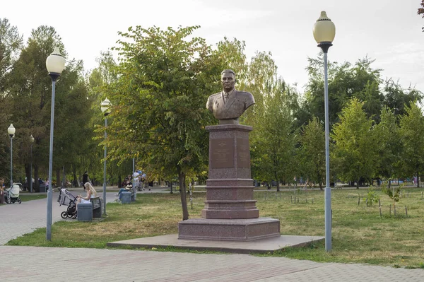 Monument Voor Generaal Margelov Van Het Leger Voronezh Stad Rusland — Stockfoto