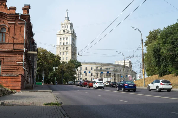 Byggandet Förvaltningen Sydöstra Järnvägen Utsikt Från Stepan Razin Street Voronezh — Stockfoto