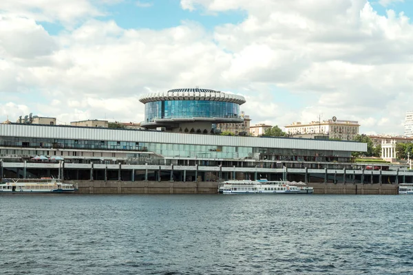 Vue Sur Ville Volgograd Port Fluvial Russie Août 2020 — Photo