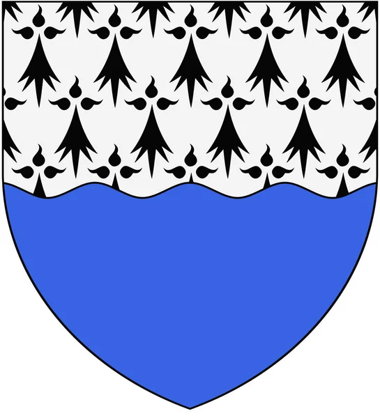 Morbihan Megye Címerét Franciaország — Stock Fotó
