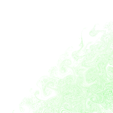 Swirling bright green abstract patterns