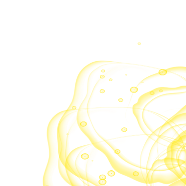 Abstract yellow swirl design elements