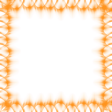 Decorative orange and red zigzag border